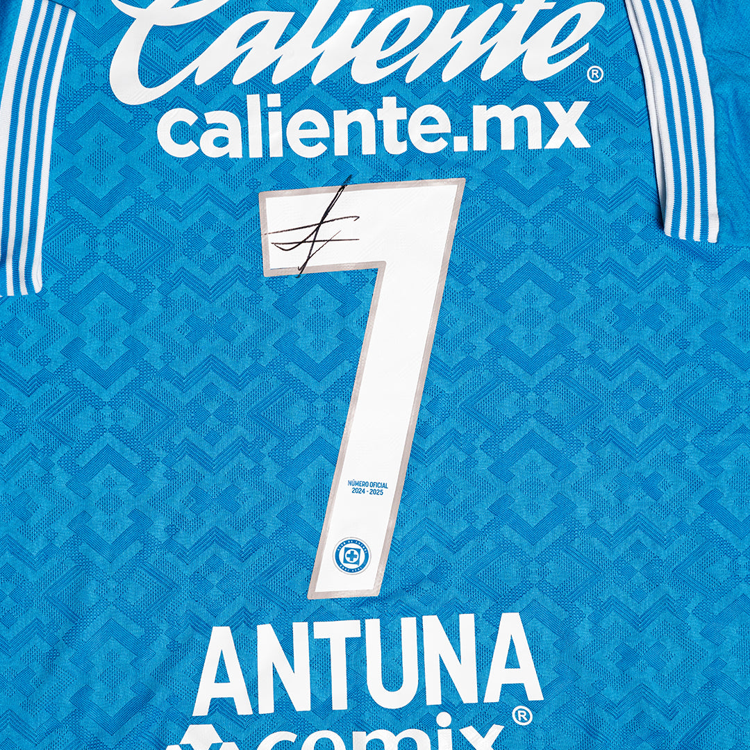 Jersey Firmado Uriel Antuna - Cruz Azul 2024-2025
